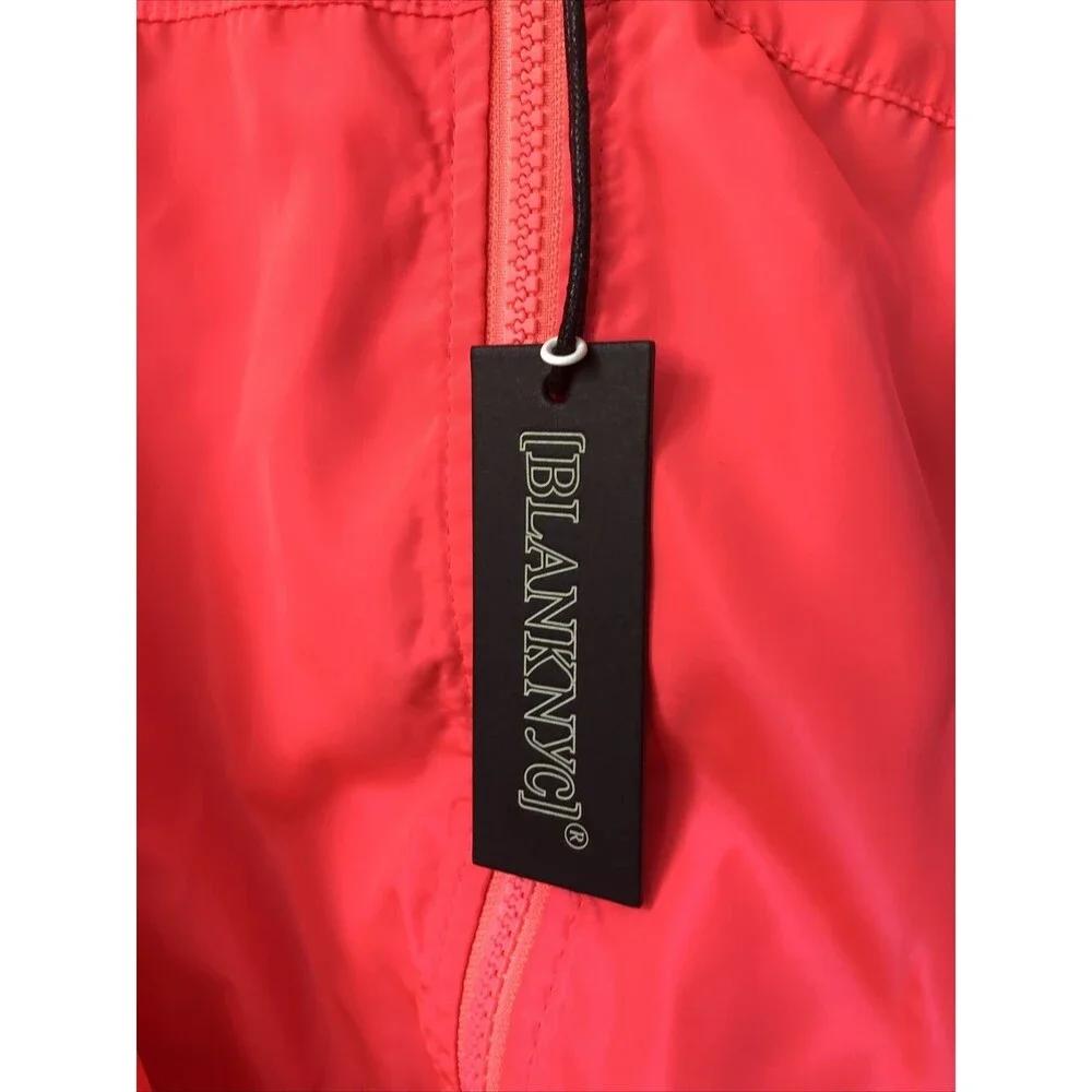 BlankNYC Flashbacks Windbreaker Jacket Size Large NWT